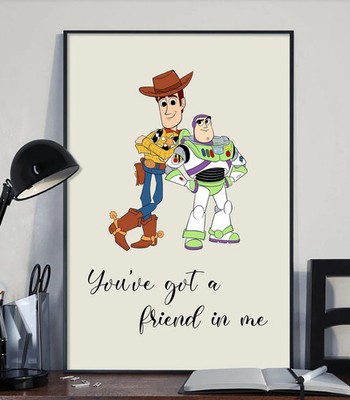 Disney Toy Story Buzz Lightyear You've Got  Paper Poster 210 GSM (No Frame) 