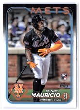 Ronny Mauricio (RC) Rookie 2024 Topps Update US157 New York Mets