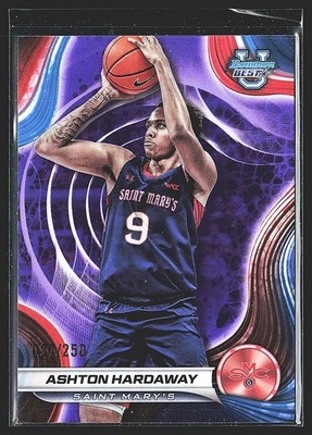 Ashton Hardaway 2024-25 Bowman's Best University Purple /250 #91 