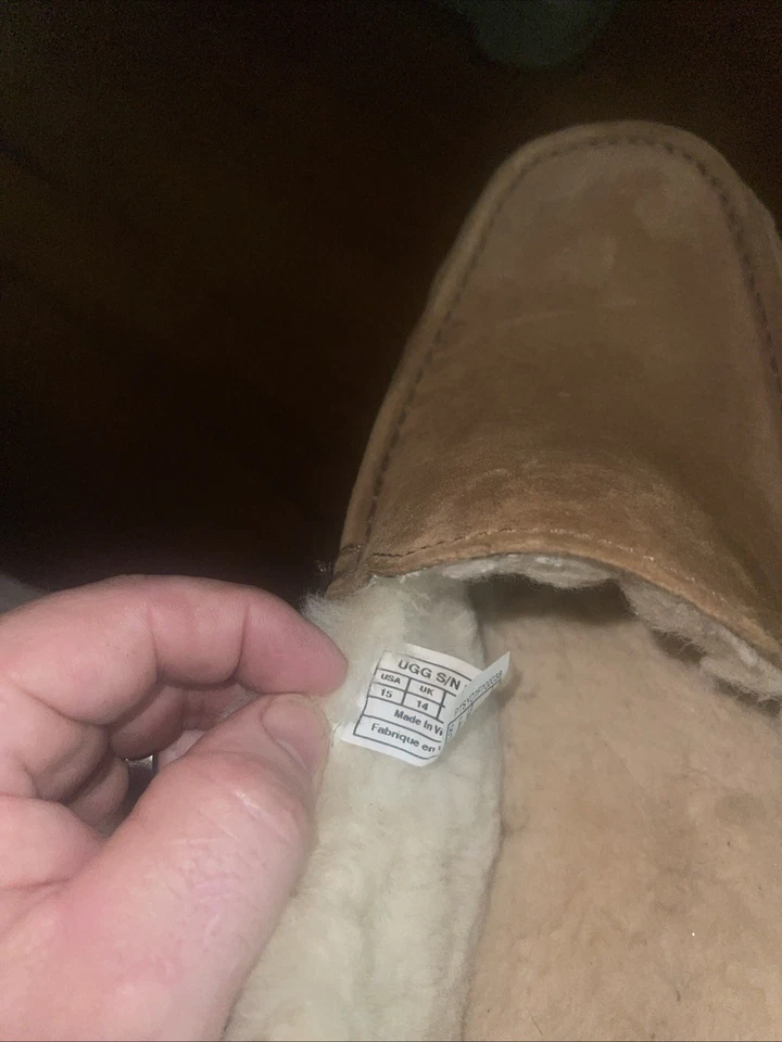 Zapatilla mocasín UGG Australia Ascot para hombre talla US 15 Foto 3 de 4