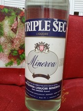 Triple Sec Minerva Bianco  Anni '60 Integra Vintage 40gradi  Collezionismo 