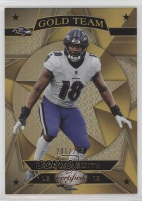 2023 Certified Gold Team Mirror Bronze 201/249 Roquan Smith #GT-7 0nr3