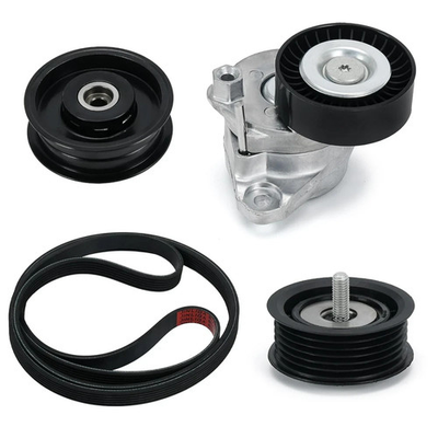 #ad Drive Belt Tensioner and Idler Pulley Serpentine kit Compatible with... $64.49