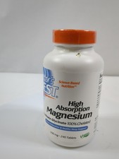 Doctor's Best High Absorption Magnesium Elemental, 240 Count