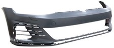 VW GOLF MK 7 17-20 HATCH Front Bumper With Headlamp Wash & Marks For PDC GTi/GTD