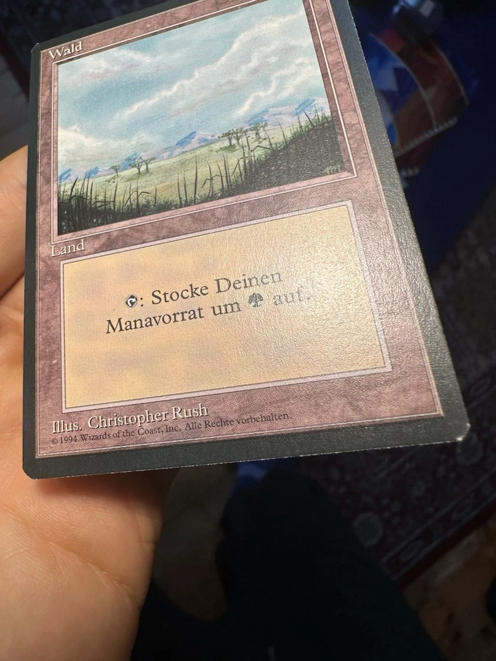 German FBB • Misprint Wald "Forest Plains" • Unplayed / NM • Mtg (622) - Image 3 of 4