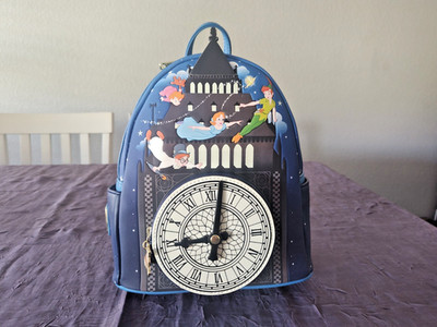 Loungefly Disney PETER PAN CLOCK TOWER Mini Backpack
