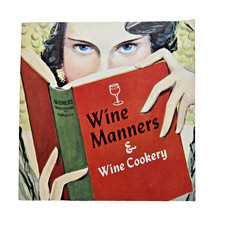 WIDMER'S WINE MANNERS & COOKERY COOK BOOKLET 1940S RECIPES Wine Cellar Naples NY