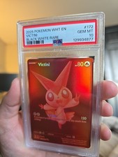 Pokemon Victini Full Art Black White Rare White Flare #172 PSA 10 Gem Mint on eBay