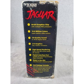 Atari Jaguar 64-Bit Interactive Multimedia System Console CIB Cybermorph Works