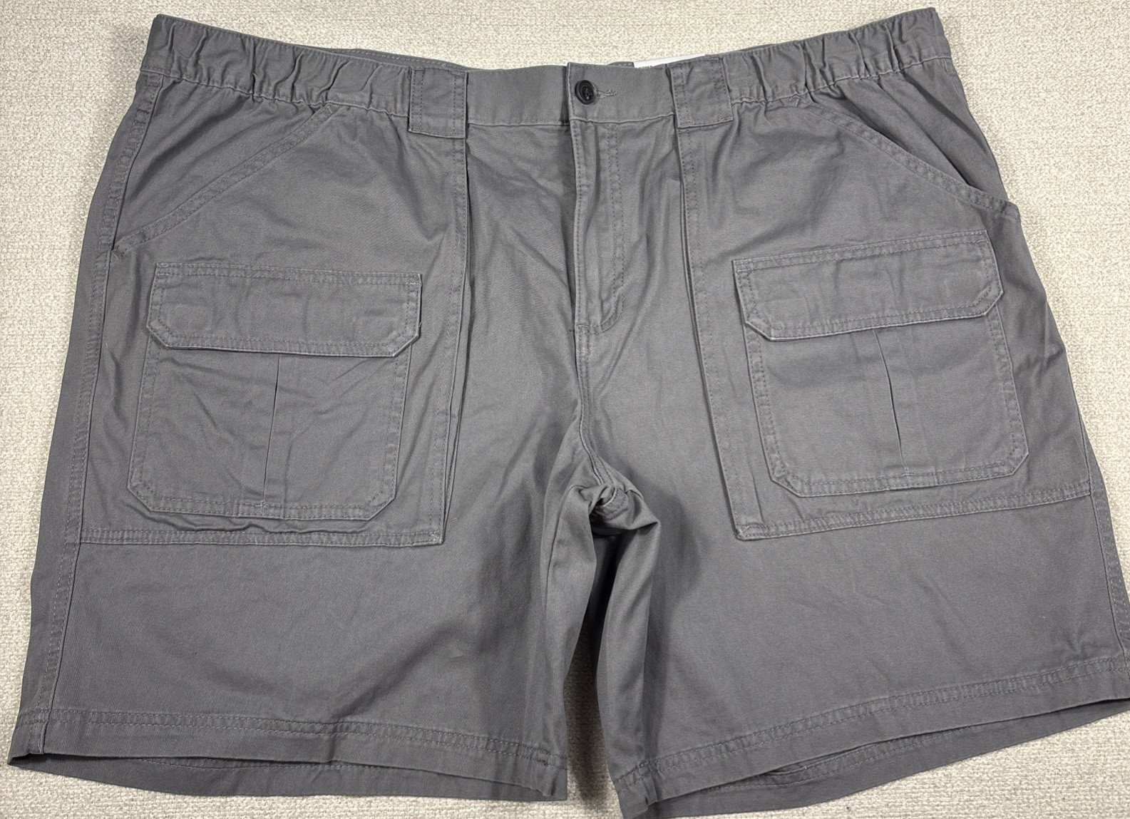 Croft & Barrow Cargo Short Men Big & Tall 50/9 Gray Hit Above Knee NWT