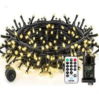 LED Lichterkette AußEn Innen 15M 100 LED Fernbedienung Timer Wasserdicht Deko