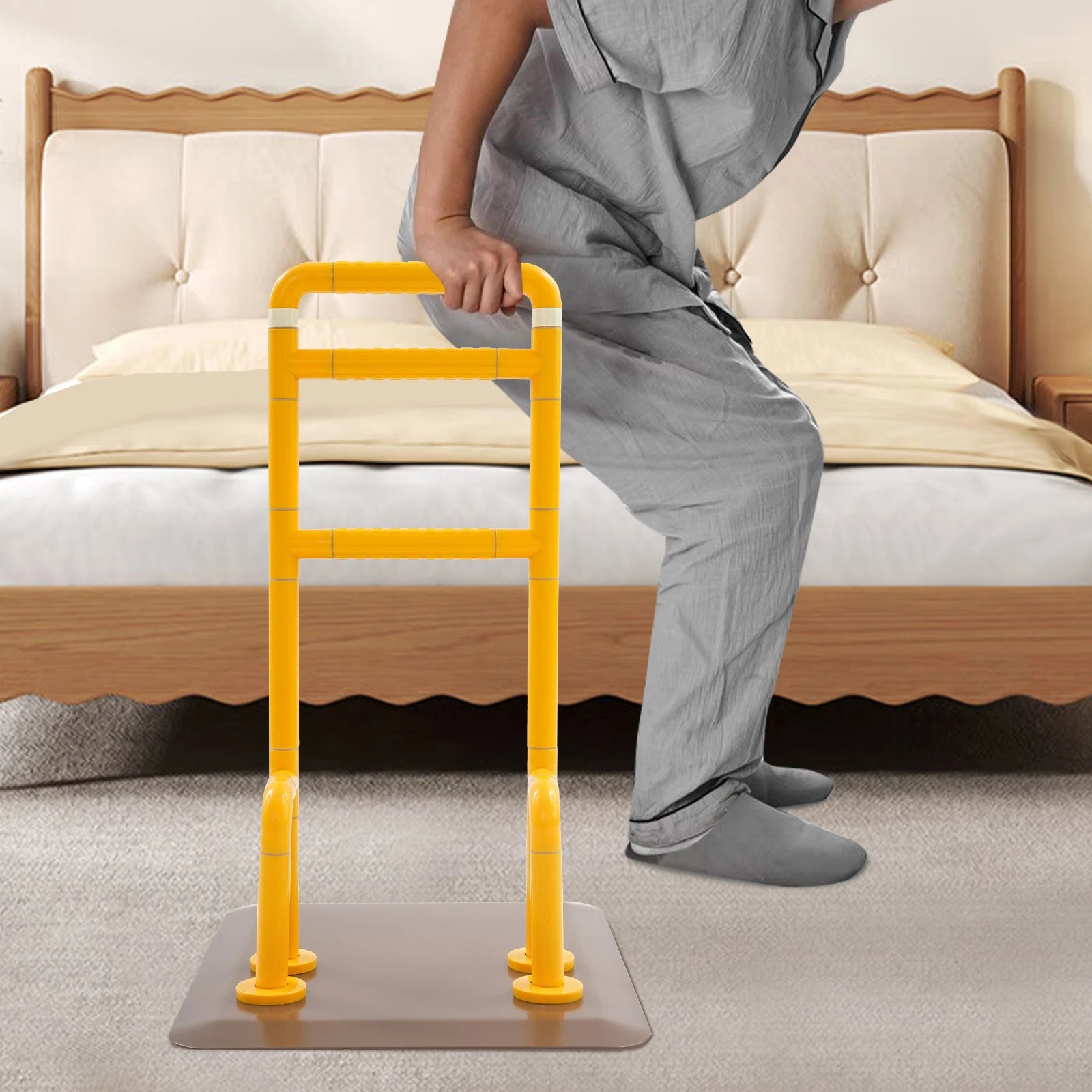 Modern Sofa Stand-up Assist Rail Handrail Anti-fall Bed Lift Assist Yellow