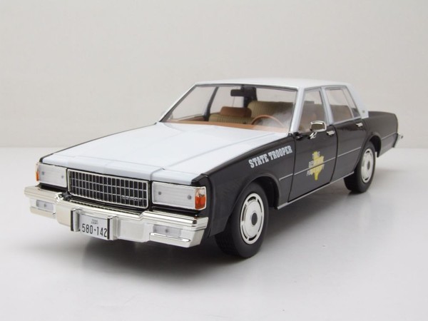 Chevrolet Caprice Texas Department Public Safety 1987 Schwarz 1:18 Greenlight-image
