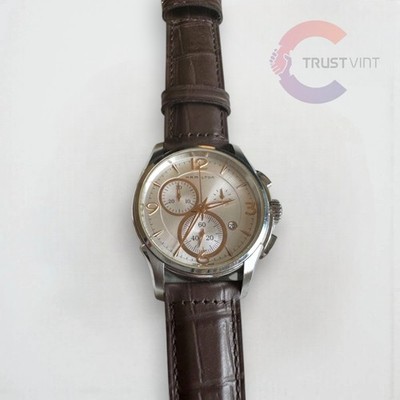 Hamilton H32612555 Men s Silver Dial Chronograph Date Quartz Watch Used Japan