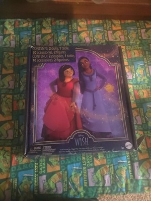 Disney Wish Asha and Dahlia of Rosas Dolls Tea Time Playset Open Box