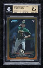 2012 Bowman Draft Chrome Gold Refractor 44/50 Jarrod Parker BGS 9.5 GEM MINT e8i