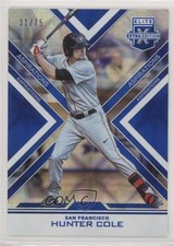 2016 Panini Elite Extra Edition Aspirations Blue 31/75 Hunter Cole #141 0c6