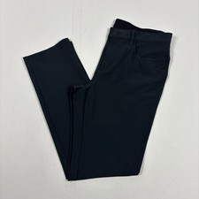 Greg Norman Mens Performance Classic Pant Stretch Waist Golf ML75 Gray 32x32