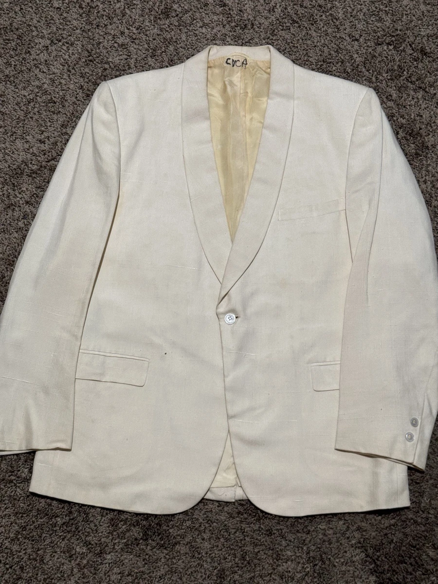 ジャケット・アウター 80s 90s USA linen double-breasted jacket Linen Vintage Suit Jackets & Blazers for Men for sale | eBay