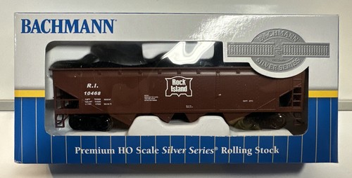 Coche cuádruple tolva Bachmann escala HO RTR Rock Island 40' con carga de carbón #10468 | Condition: New