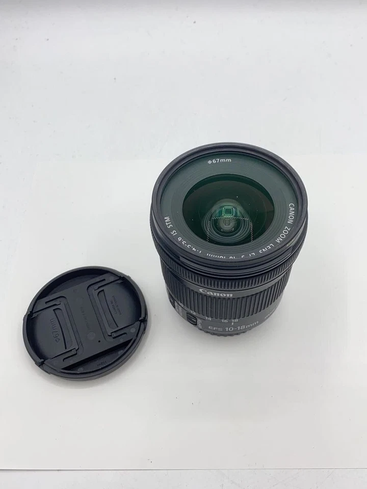 CANON Lens Ultra Wide Angle Zoom EFS 10-18mm f 4.5-5.6 IS STM Used - Image 4 of 4