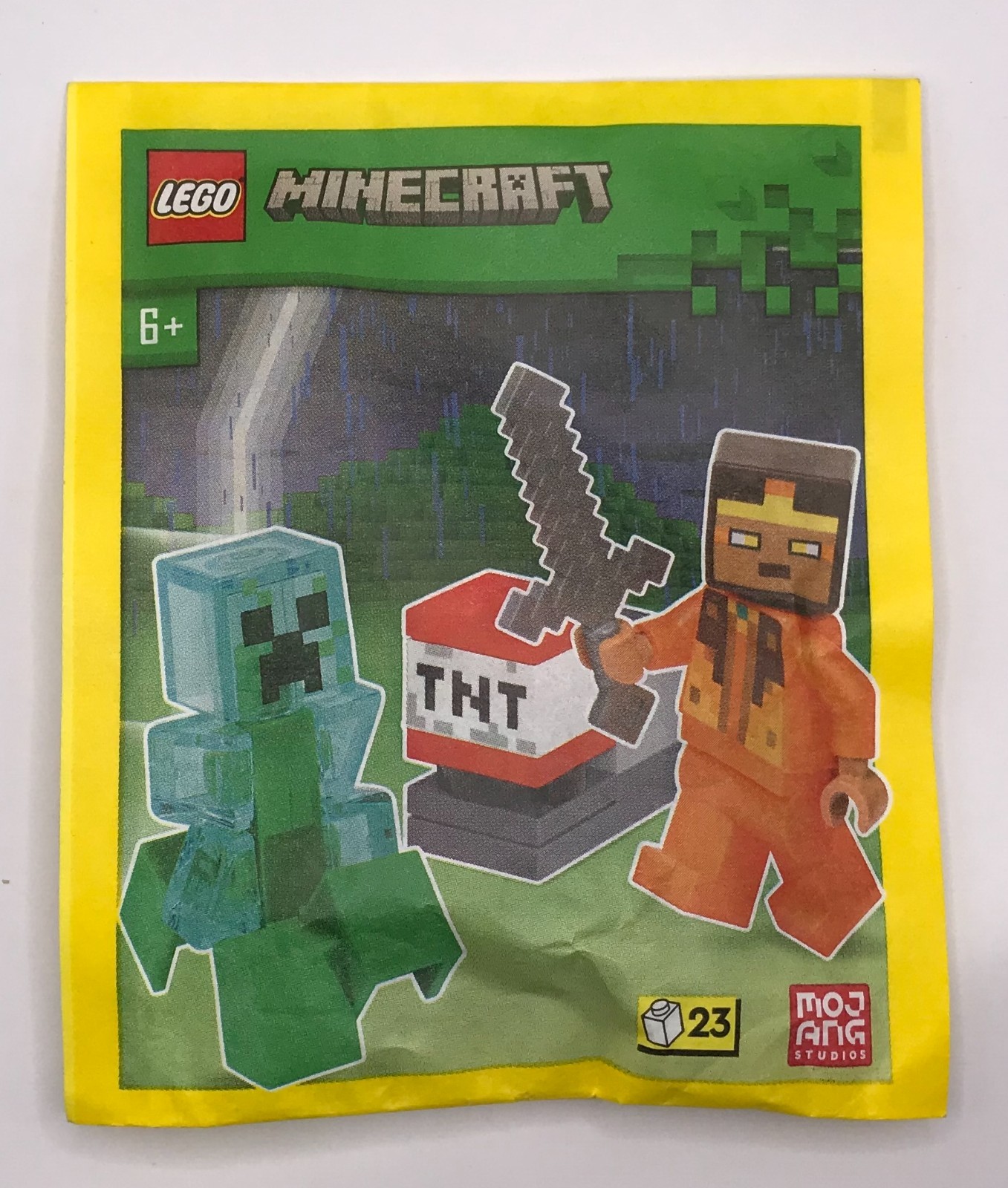 LEGO SET NUOVO MINECRAFT POLYBAG LAMINA FIGURINE 662406 RAEPER & GOLDEN KNIGHT TNT