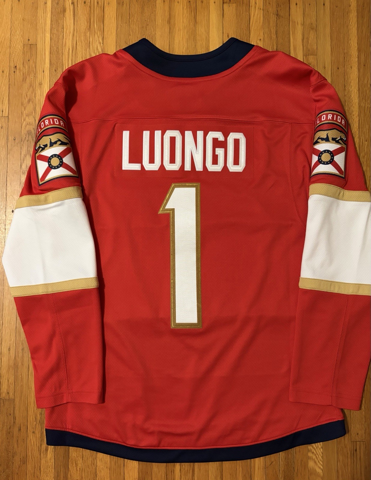 Roberto Luongo - Florida Panthers - 2017-19 Fanatics Home Jersey Size Small