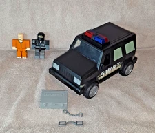 ROBLOX Jailbreak Swat Set Truck & Figures! Free Shipping!