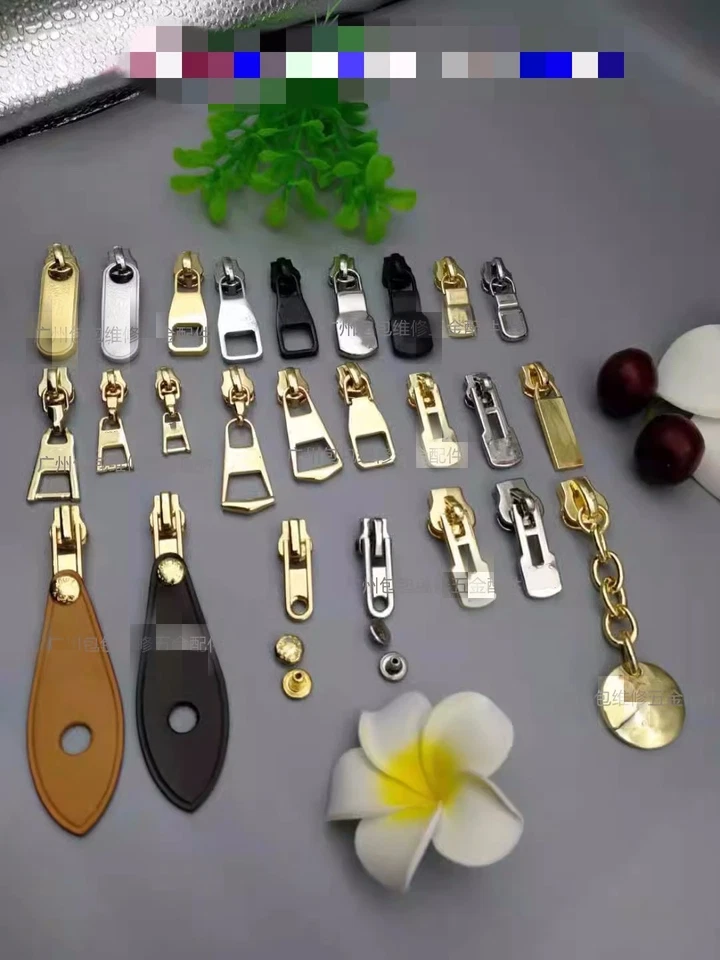 Zipper Pull Replacement Metal Slider Tab Repair Fix for Handbag Purse Bag - Image 3 of 4