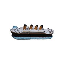 Enesco Rare Collectible Titanic Cookie Jar Perfect Condition.  Box Is Worn
