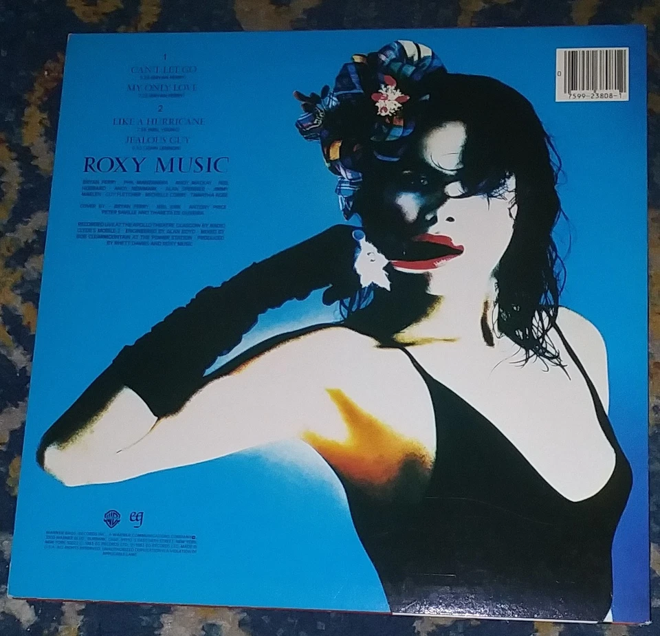 THE HIGH ROAD / ROXY MUSIC 1983 WARNER BROS EP 1-23808 Foto 2 de 3