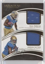 2016 Panini Immaculate Collegiate /99 Paul Perkins Jordan Payton #29 Rookie RC
