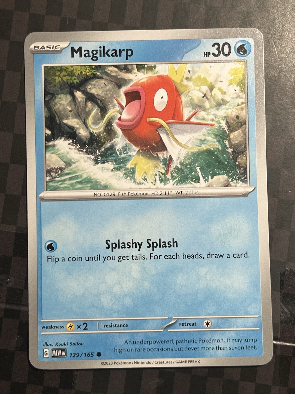 Magikarp SV: Scarlet & Violet 151 129/165 English Pokemon Card NM