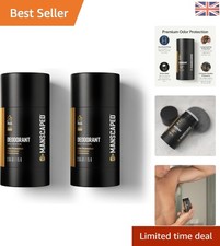 Men's Aluminum-Free Luxury Deodorant Stick 2 Pack - Clear & Comforting Formula