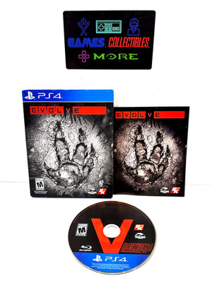 Evolve (Sony PlayStation 4, 2015) PS4 Complete w/ Slipcover Fully TESTED CIB
