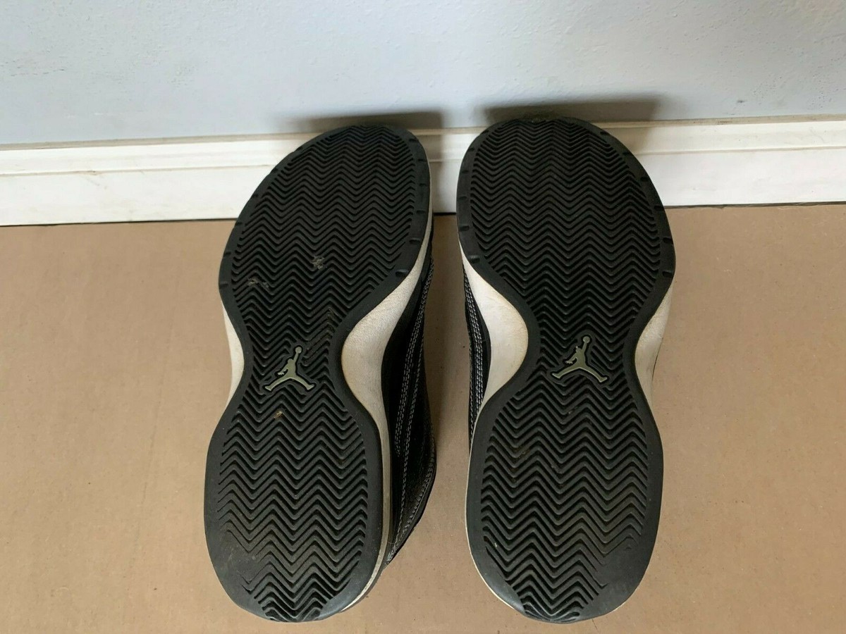 NIKE JORDAN LITE BASKETBALL SHOES AIR BLACK WHITE VTG 136012 NIKE JORDAN LITE BASKETBALL SHOES AIR BLACK WHITE VTG 136012