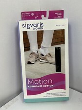Sigvaris Women Motion Cushioned Knee High Compression Socks 20-30 mmHg Black