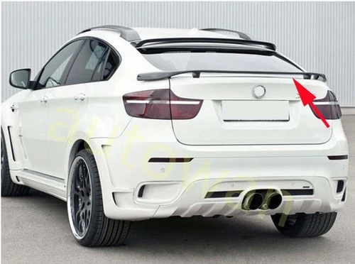 Alerón estilo fábrica sin pintar ABS apto para BMW X6 E71 E72 PU 2008-2014 - Imagen 1 de 8