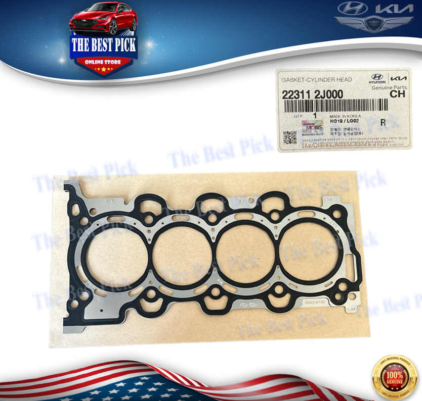 GENUINE Gasket Cylinder Head 20-22 Hyundai 2.0 L (SEE