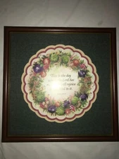 HOME INTERIORS This Is The Day PSALM 118:24 BIBLE VERSE Frame Matted ART PRINT