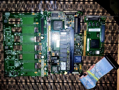 KIT SCSI Adapters LSI-20160-HP + SuperMicro SCA742 + MYLEX D040474-32NB1 08P4020