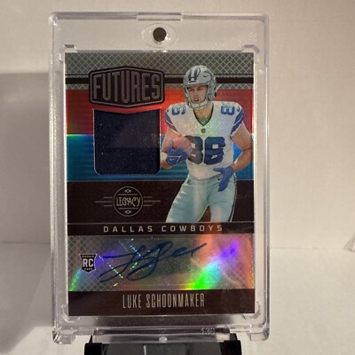 2023 Panini Legacy Luke Schoonmaker #FAPS-18 RPA (RC,AU,MEM) /249 COWBOYS