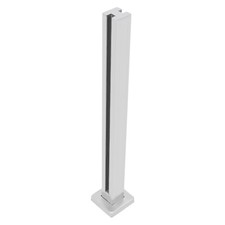 Glass Railing Post 304 Stainless Steel 91cm Mid Post Balustrade for Balcony Deck