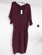 New Michael Stars Women Avalon V Neck Sweater Dress Size Xs