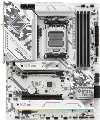 ASRock B650 Steel Legend WiFi AMD Socket AM5 Ryzen 7000 / 8000 CPU