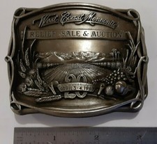 Vintage West Coast Mennonite Relief Sale 1987 Belt Buckle 20th