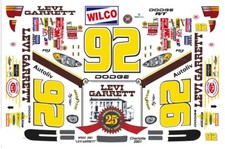  92 Levi Garrett Dodge 1/24th Scale Peel N Stick Tear Proof Vinyl DECAL