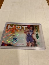 2021-22 Panini NBA Hoops JADEN SPRINGER Hot Signatures Rookies 76ers RC Green