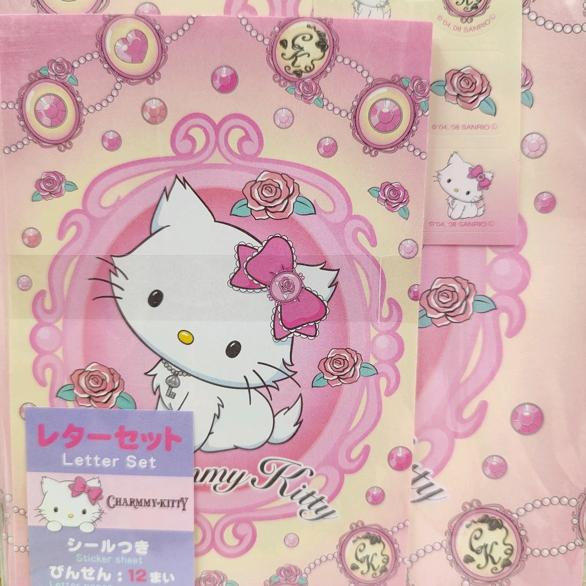 Charmmy kitty Paper Letter Envelopes Sticker Set Stationary Paper